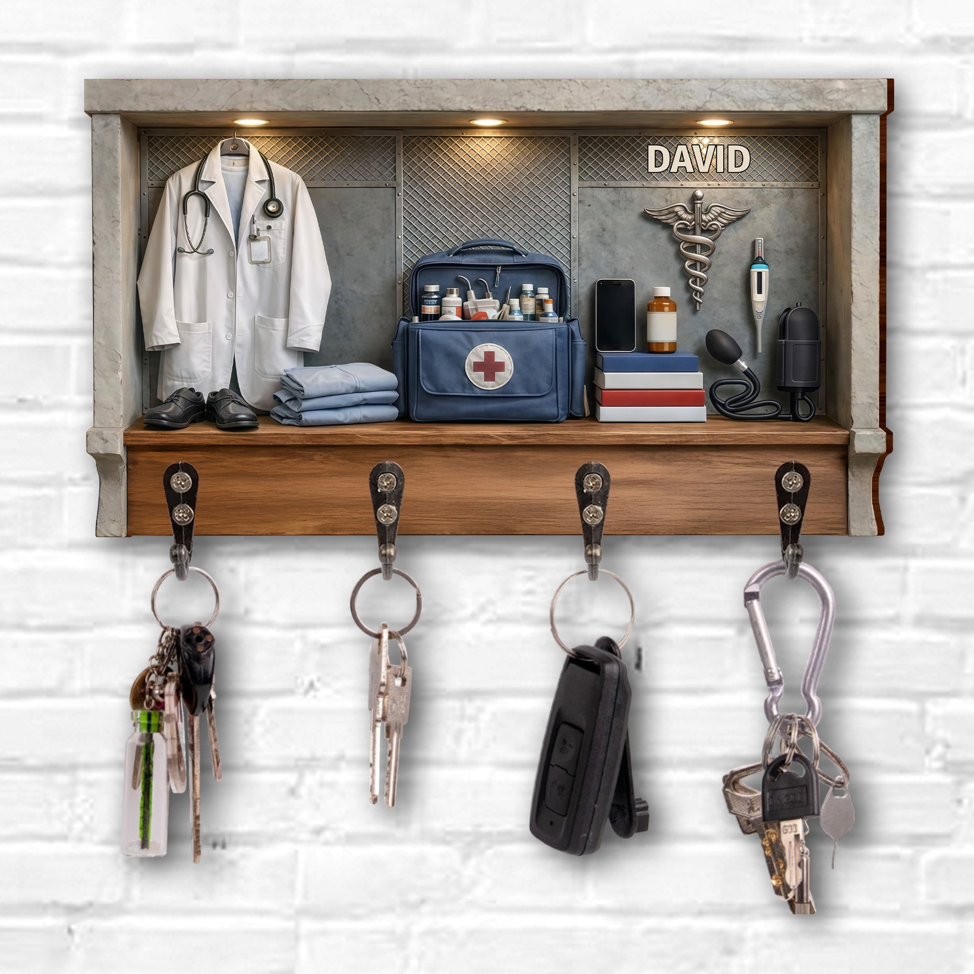 Saving Lives And Providing Care With Medical Coat And Caduceus