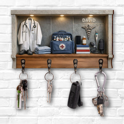 Saving Lives And Providing Care With Medical Coat And Caduceus