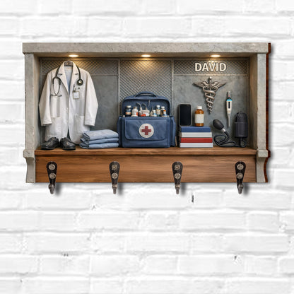 Saving Lives And Providing Care With Medical Coat And Caduceus