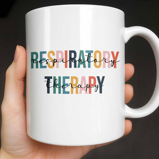 Respiratory Therapy Multicolored Text Design