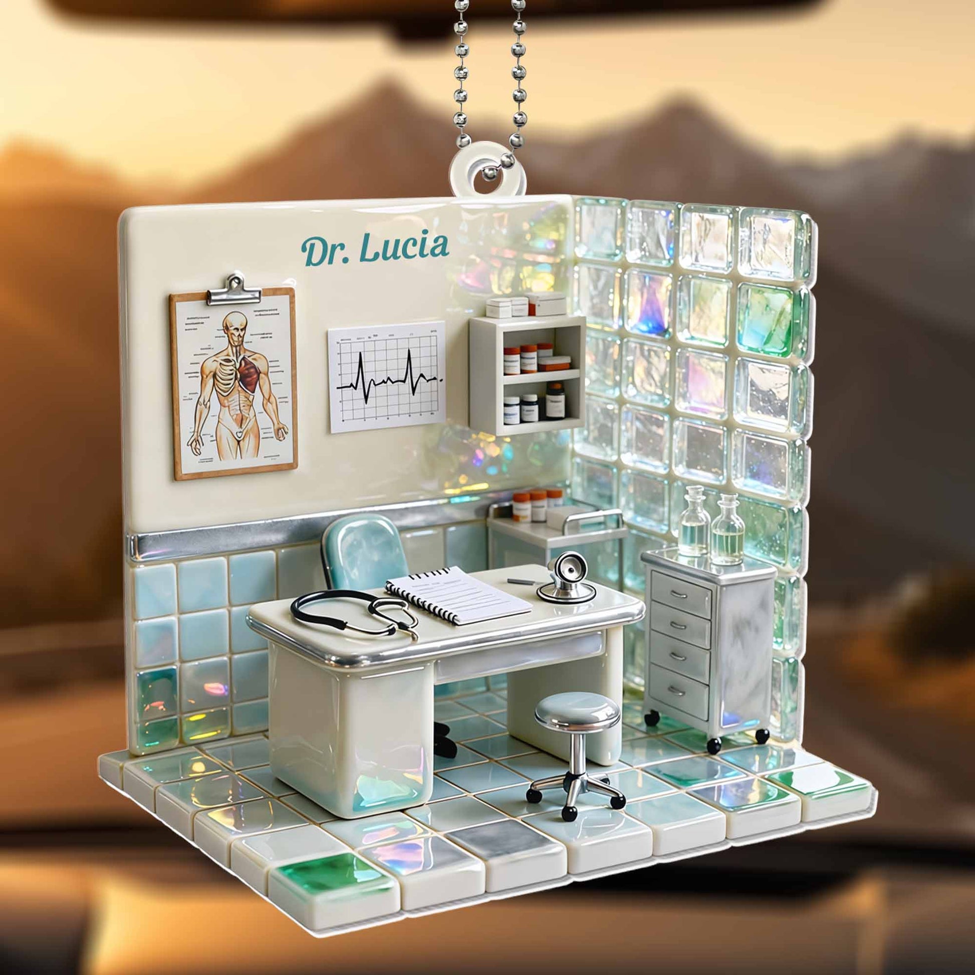 Dr. Lucia, Doctor's Office Ornament