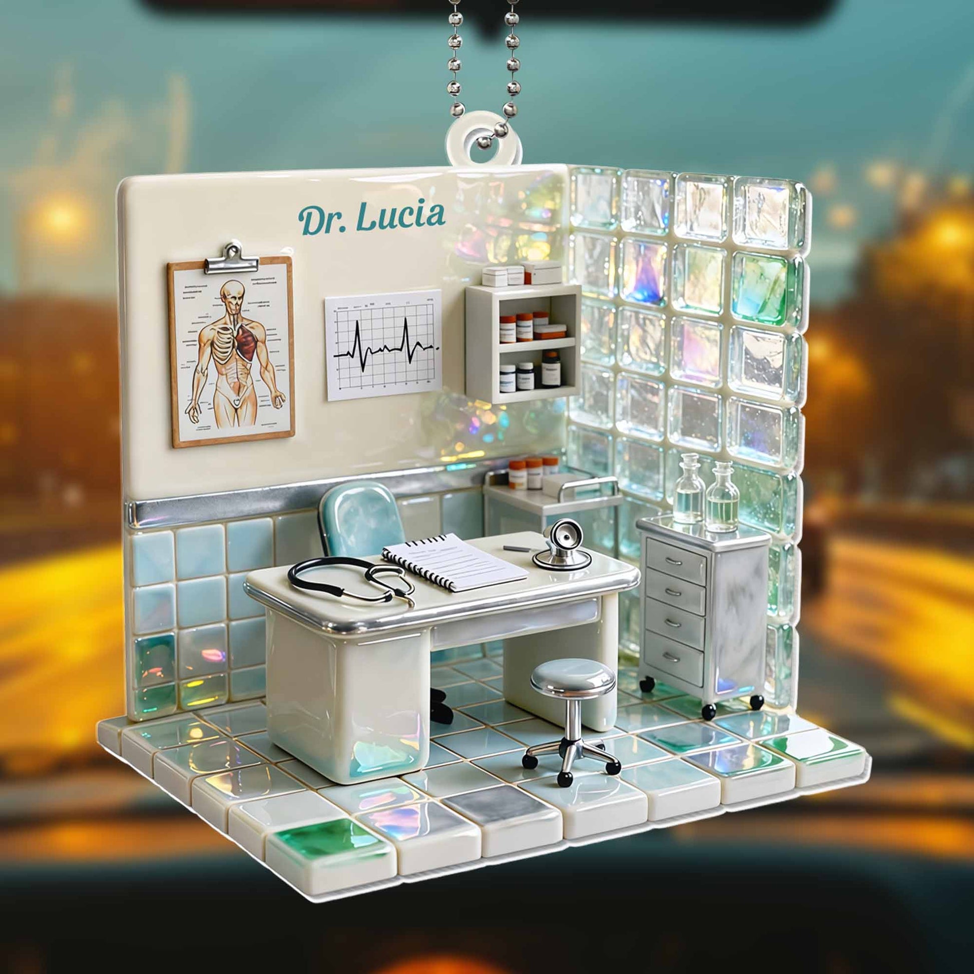 Dr. Lucia, Doctor's Office Ornament