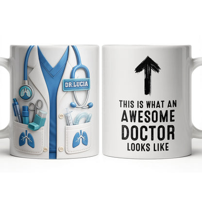 This Is What An Awesome Doctor Looks Like Stethoscope Mug