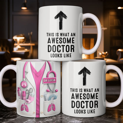 This Is What An Awesome Doctor Looks Like Stethoscope Mug