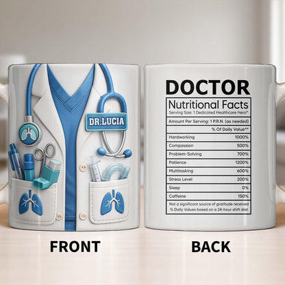 Doctor Nutritional Facts Dedicated Healthcare Hero