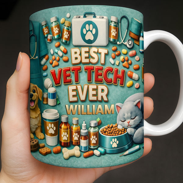 Best Vet Tech Ever, Dog Cat Love