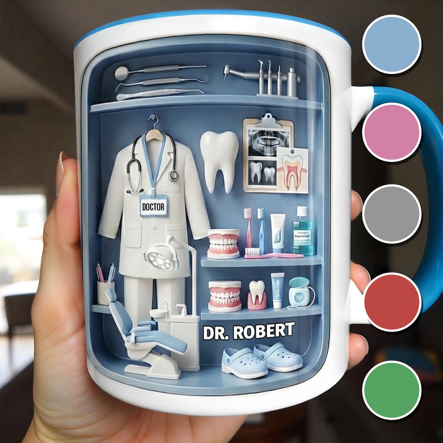 Doctor Of Dental Medicine Teeth And Medical Tools Design