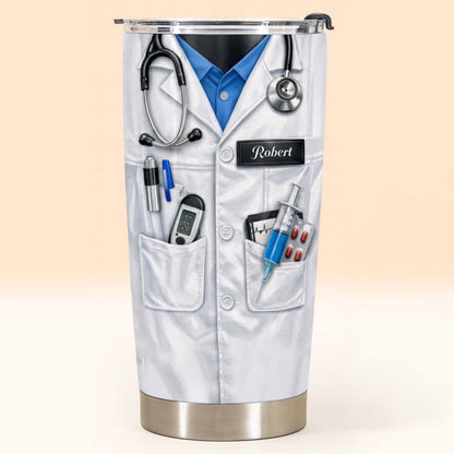 Personalized Medical Professional Tumbler With Stethoscope And Tools