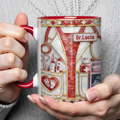 Dedicated Doctor Caring For New Life With Stethoscope And Ultrasound