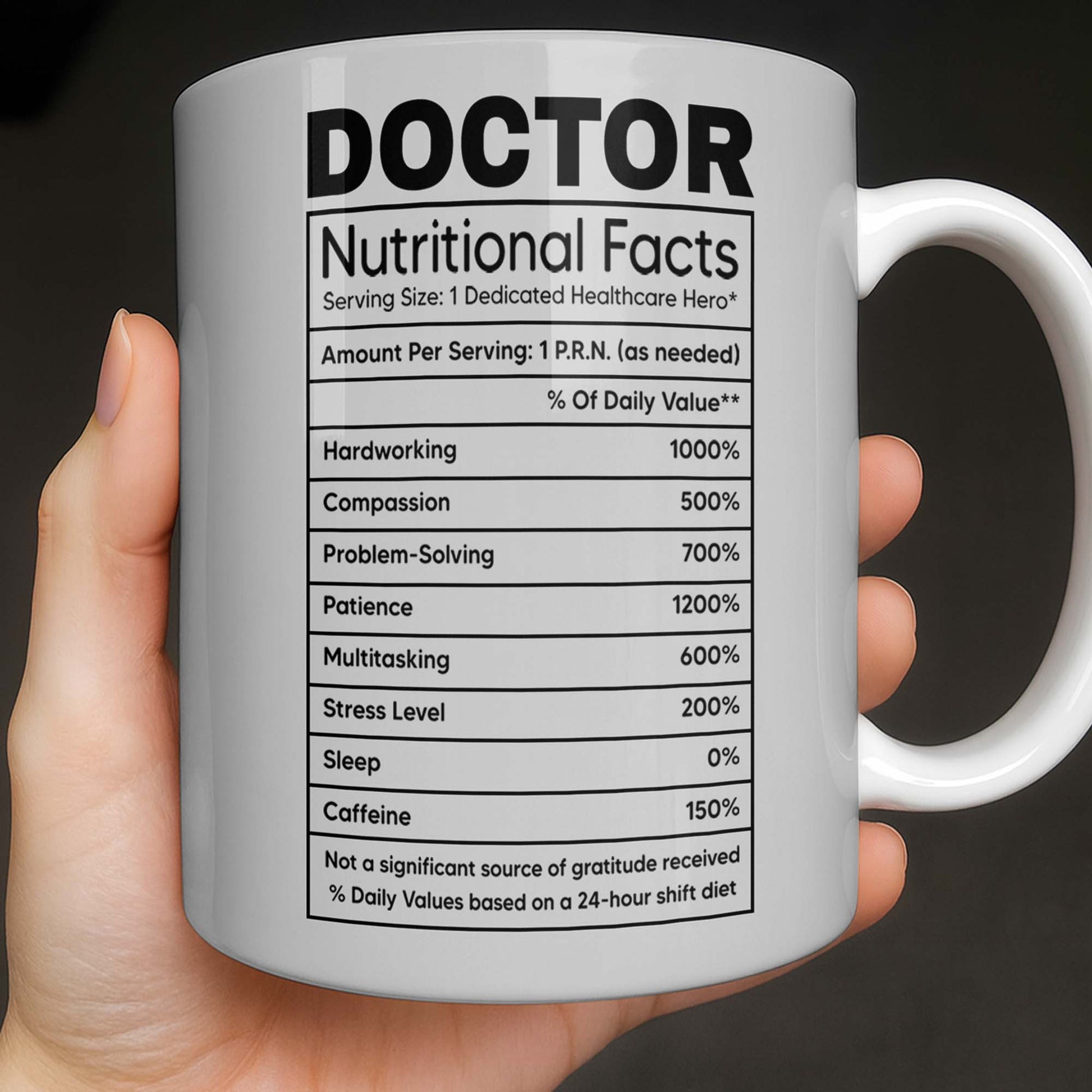 Doctor Nutritional Facts Medical Appreciation