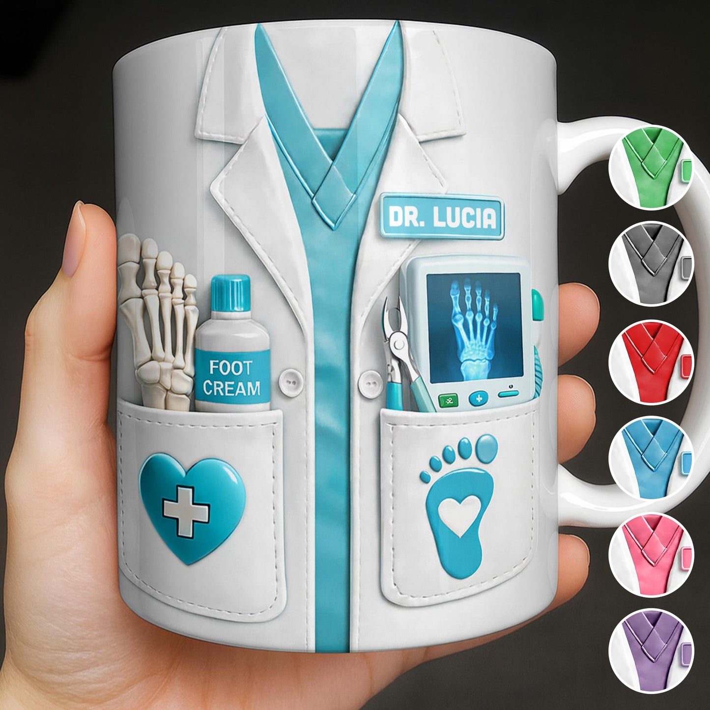 Dr. Lucia Foot Cream Doctor's Coat Mug