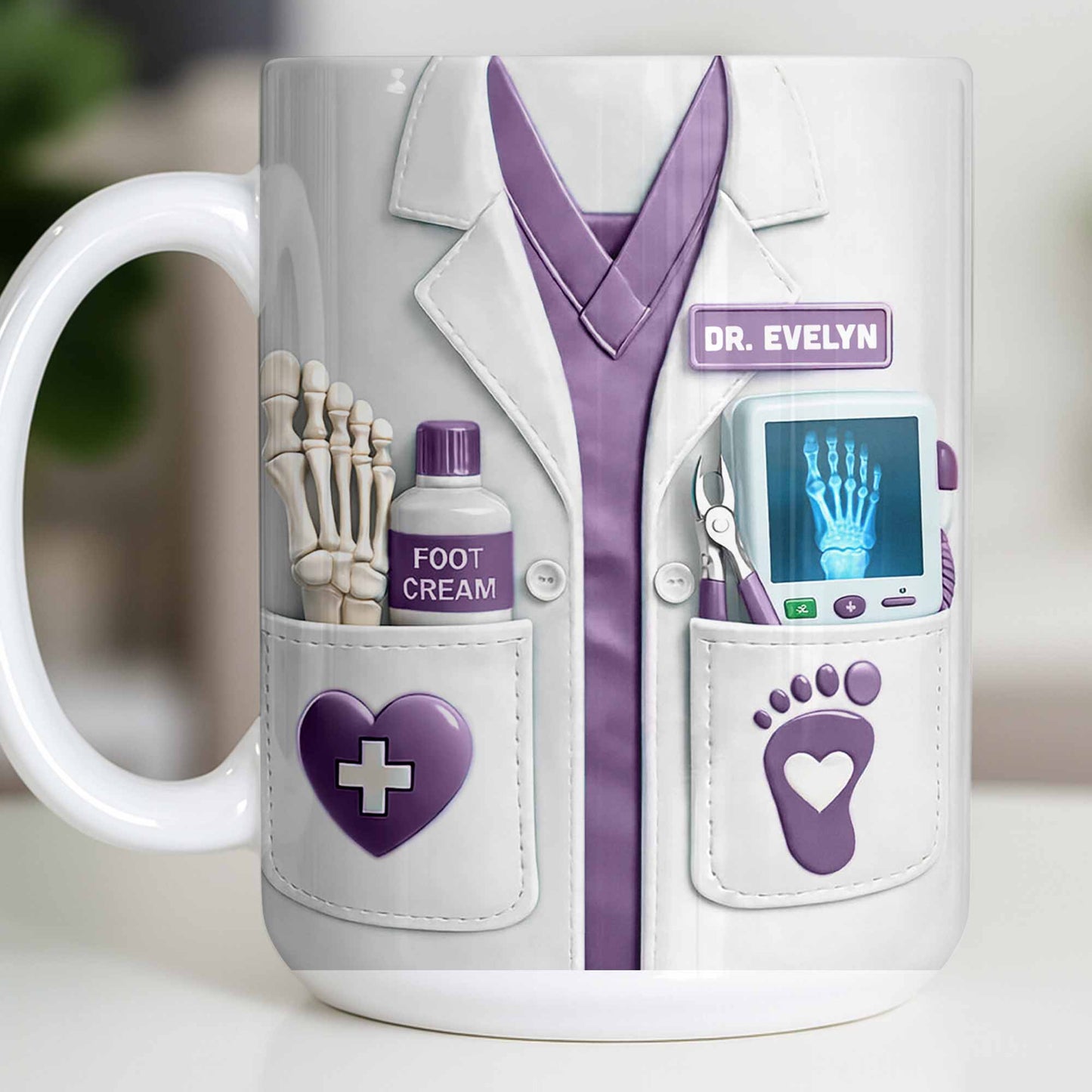 Dr. Lucia Foot Cream Doctor's Coat Mug