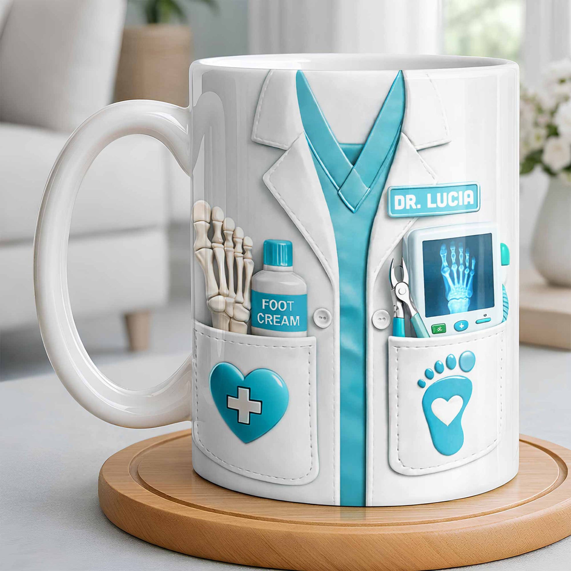 Dr. Lucia Foot Cream Doctor's Coat Mug