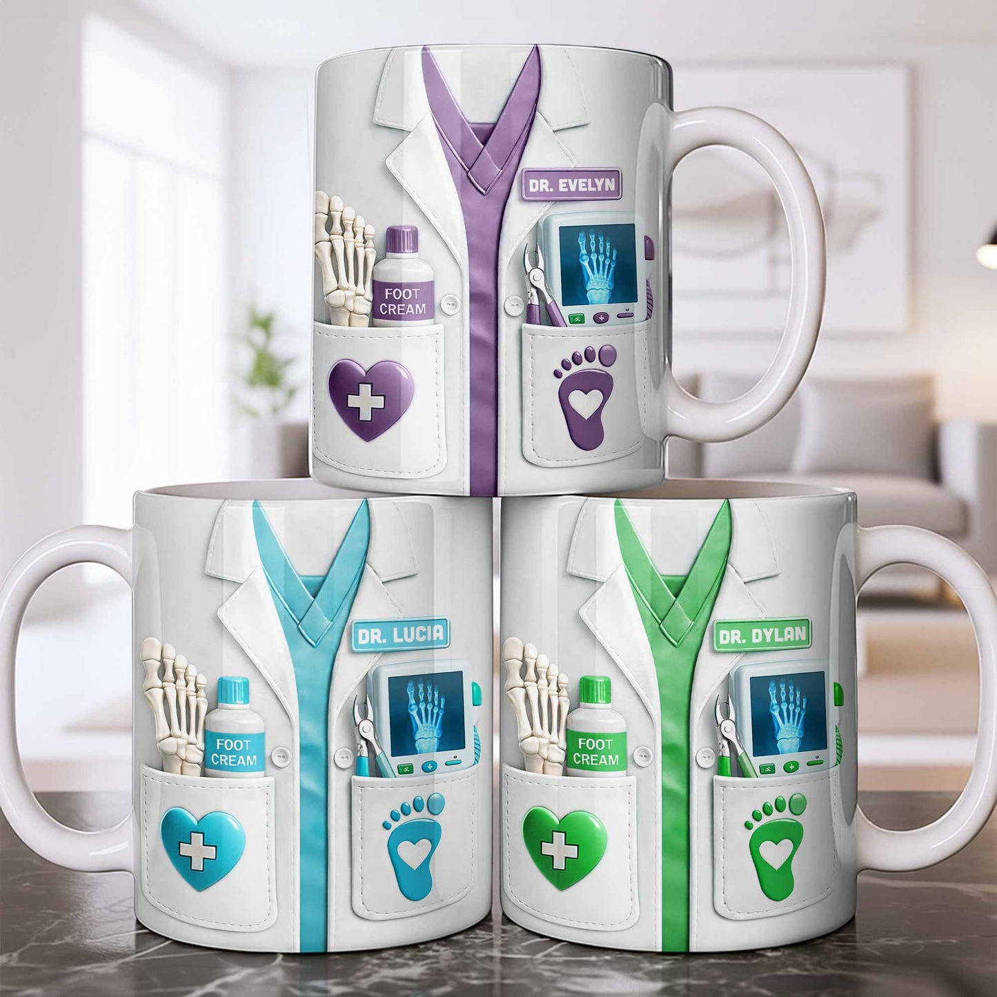 Dr. Lucia Foot Cream Doctor's Coat Mug