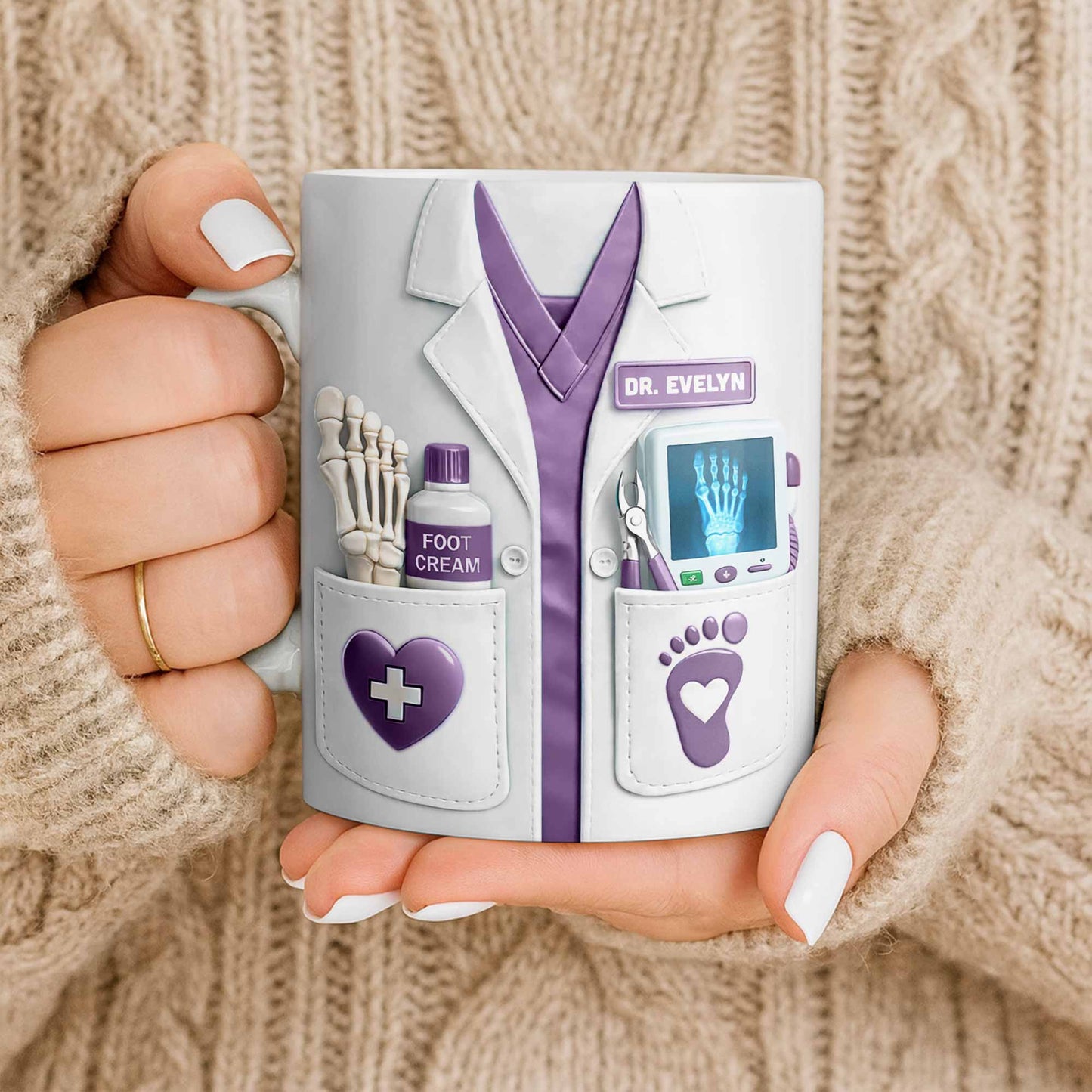 Dr. Lucia Foot Cream Doctor's Coat Mug