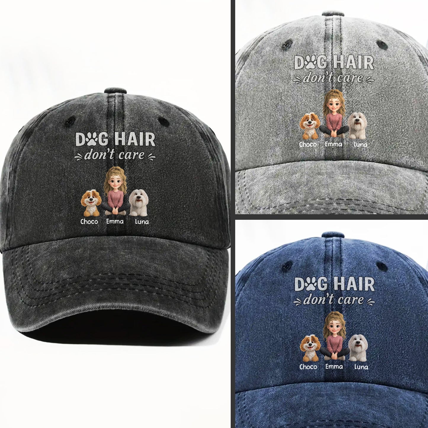 Dog Hair Don't Care, Pet Lover Design