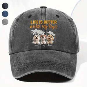 Life Is Better With My Dogs, Palms and Pups