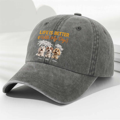 Life Is Better With My Dogs, Palms and Pups