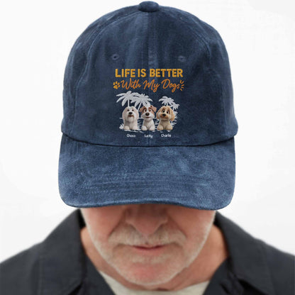 Life Is Better With My Dogs, Palms and Pups