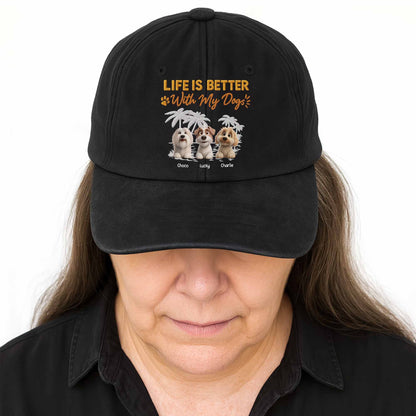 Life Is Better With My Dogs, Palms and Pups