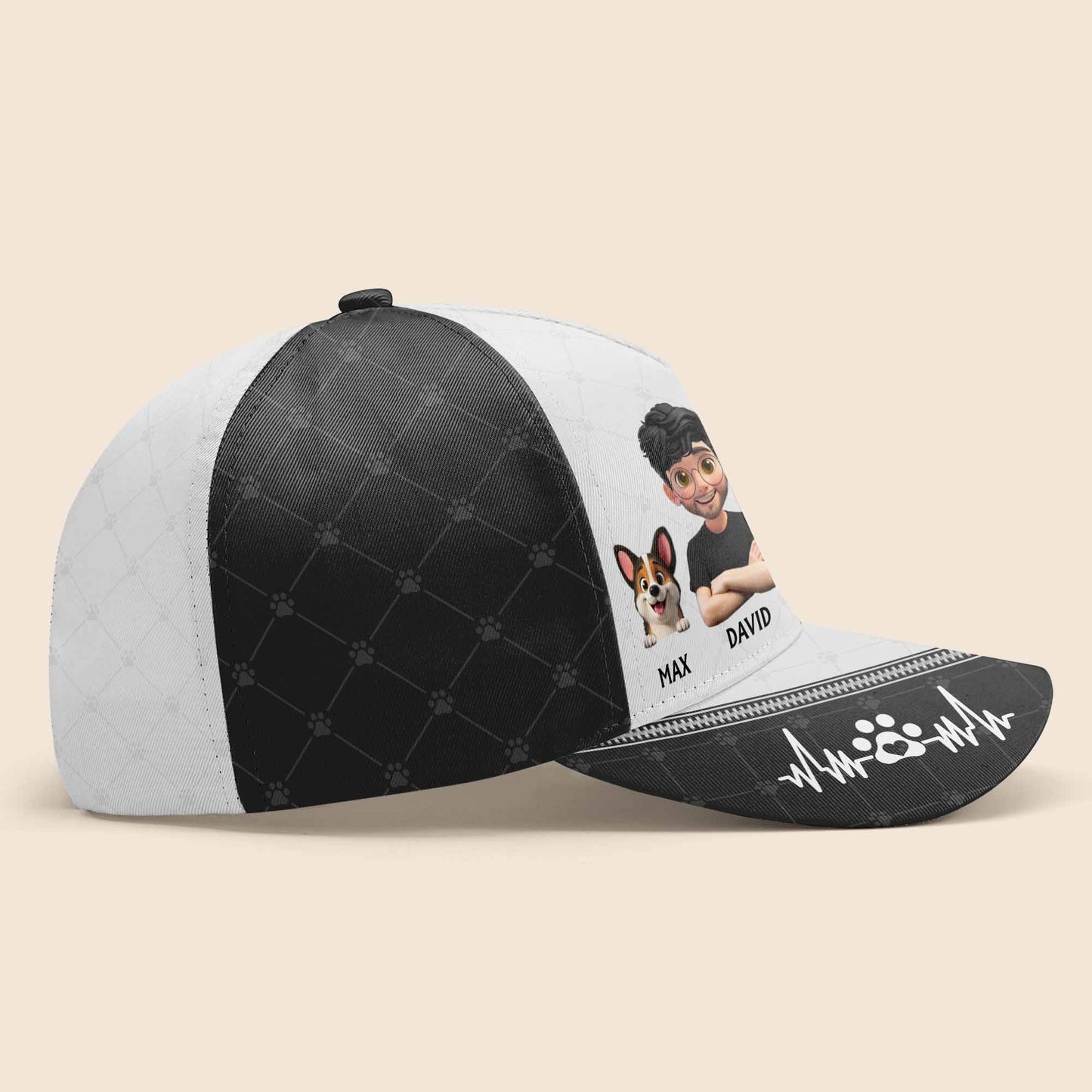 Dog Dad. The Man. The Myth. The Snack Dealer, Cartoon Man and Dog