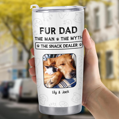 Fur Dad The Man The Myth The Snack Dealer Paw Prints Pet Photos