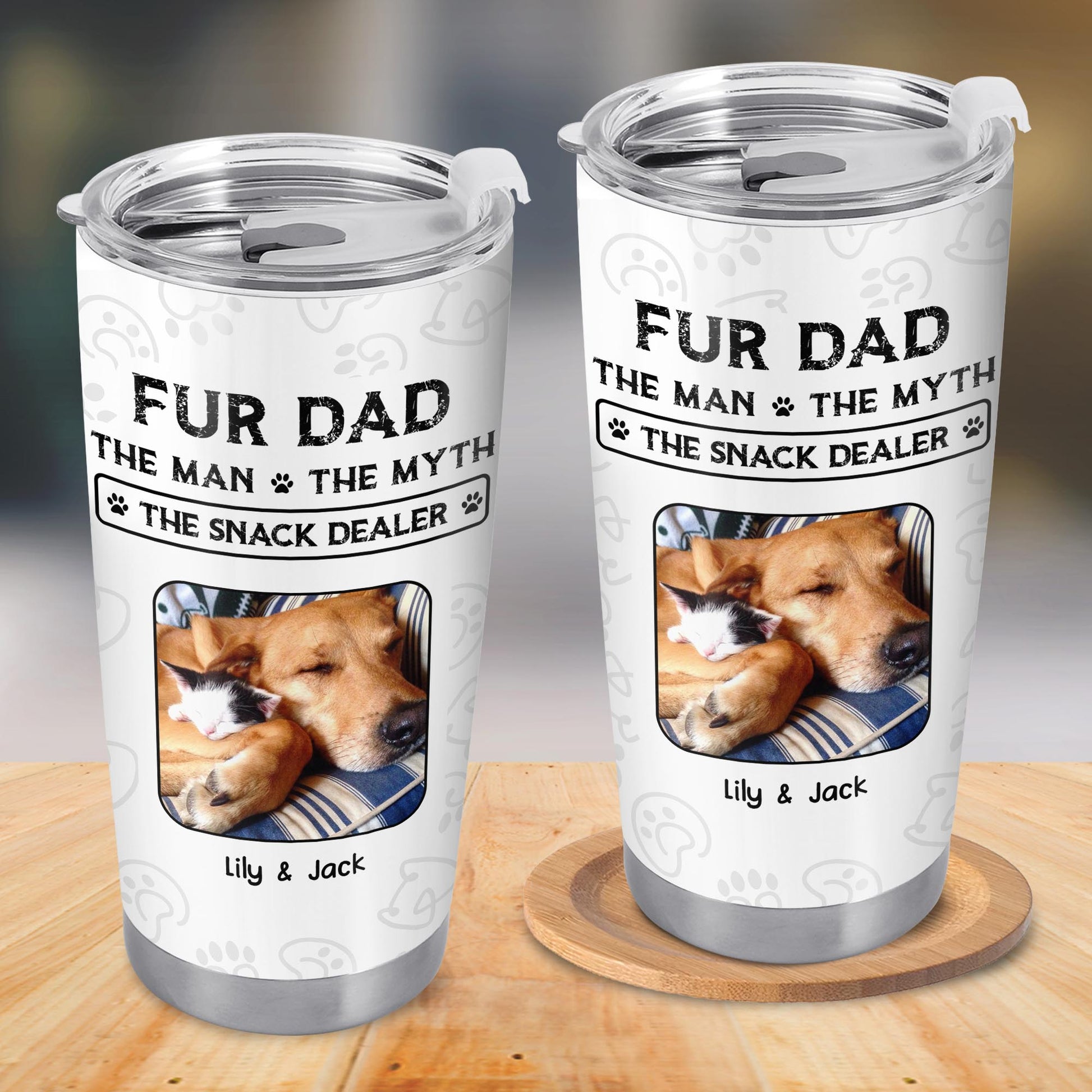 Fur Dad The Man The Myth The Snack Dealer Paw Prints Pet Photos