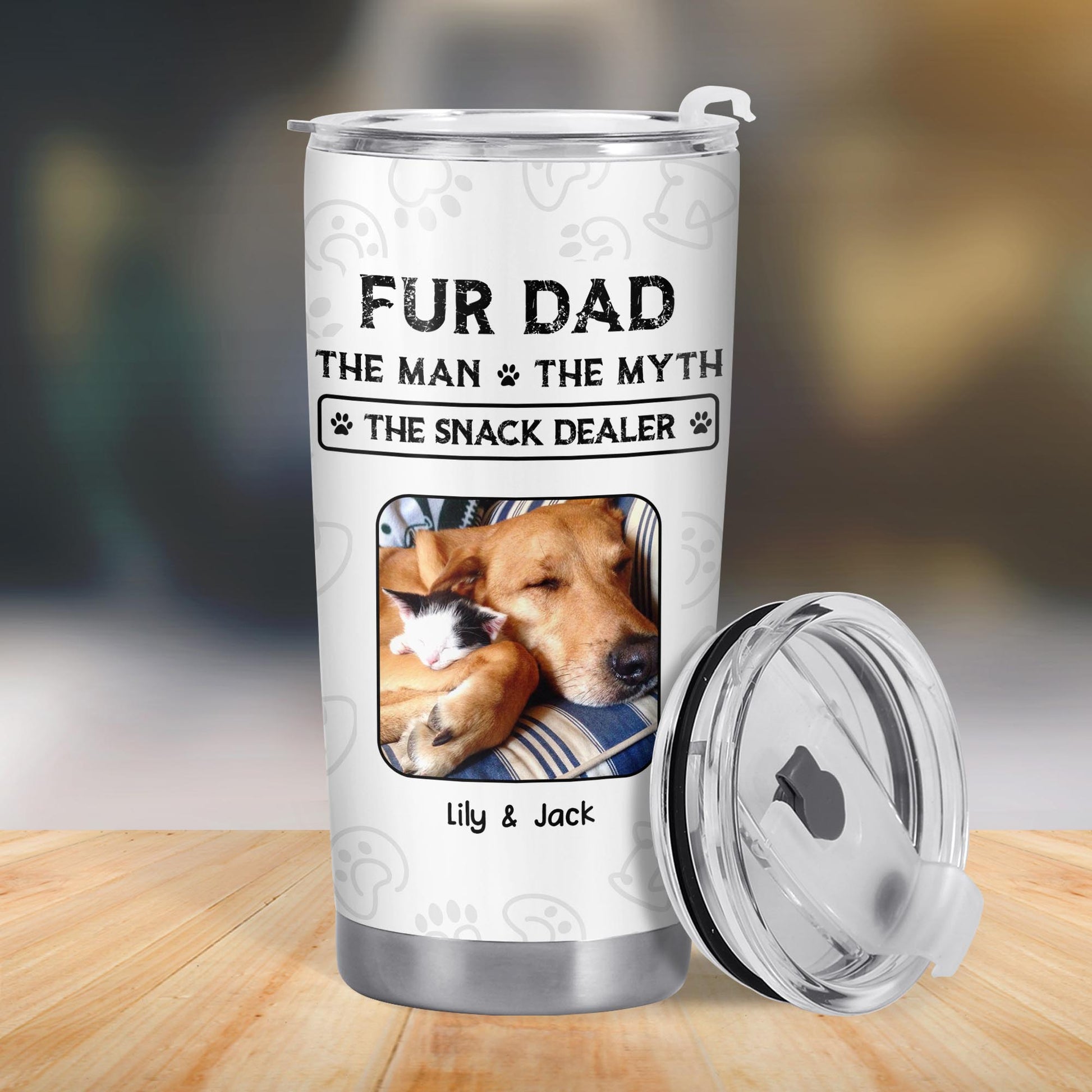 Fur Dad The Man The Myth The Snack Dealer Paw Prints Pet Photos