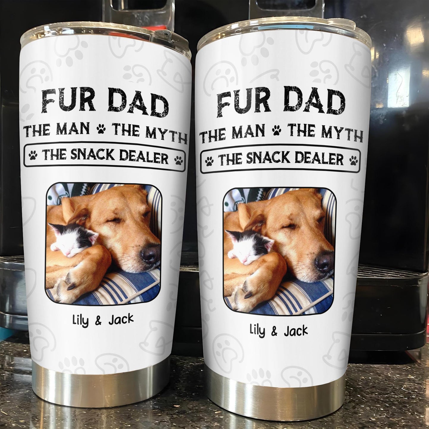 Fur Dad The Man The Myth The Snack Dealer Paw Prints Pet Photos