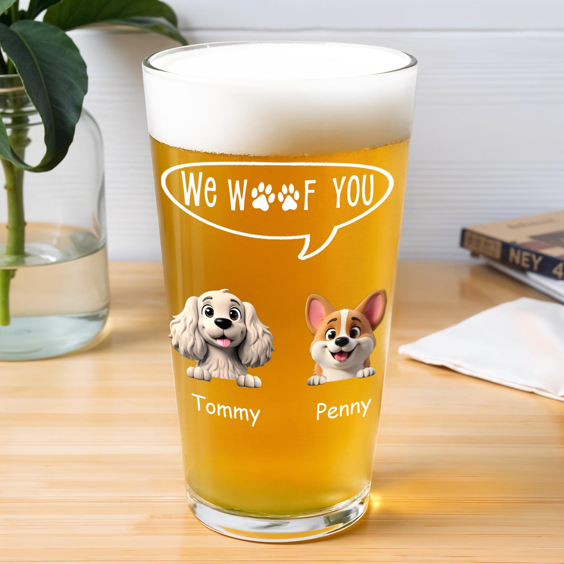 Dad Thanks For Putting Up With Our Stuff And Dog, Paw Print