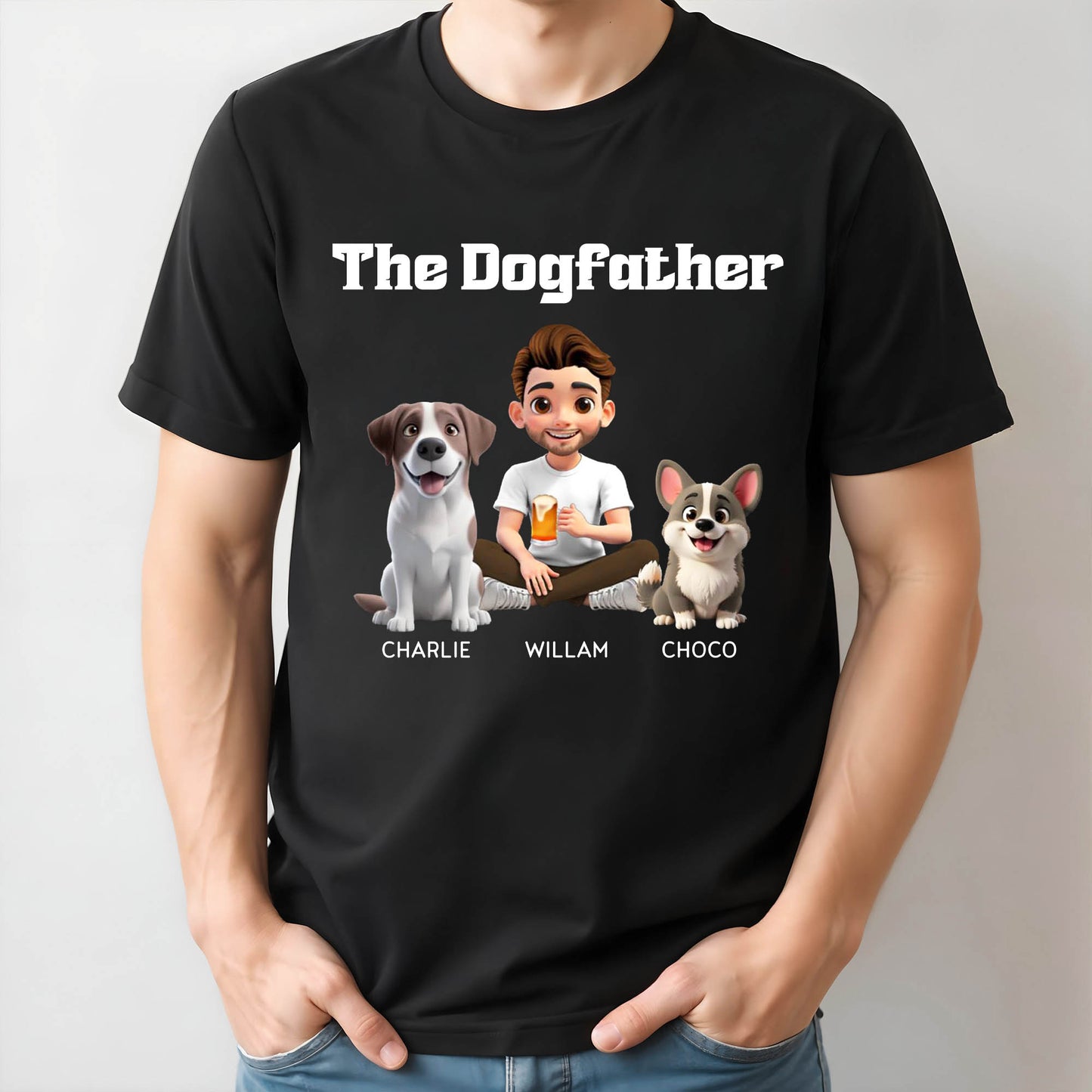 The Dogfather, Man With Dogs And Beer