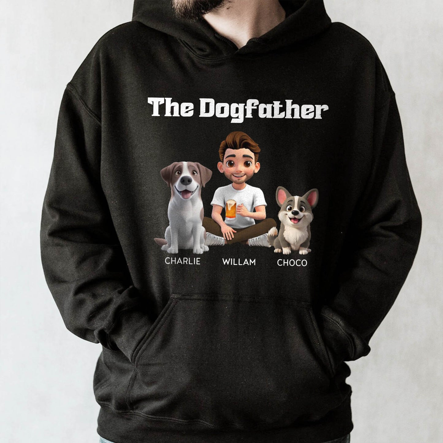 The Dogfather, Man With Dogs And Beer