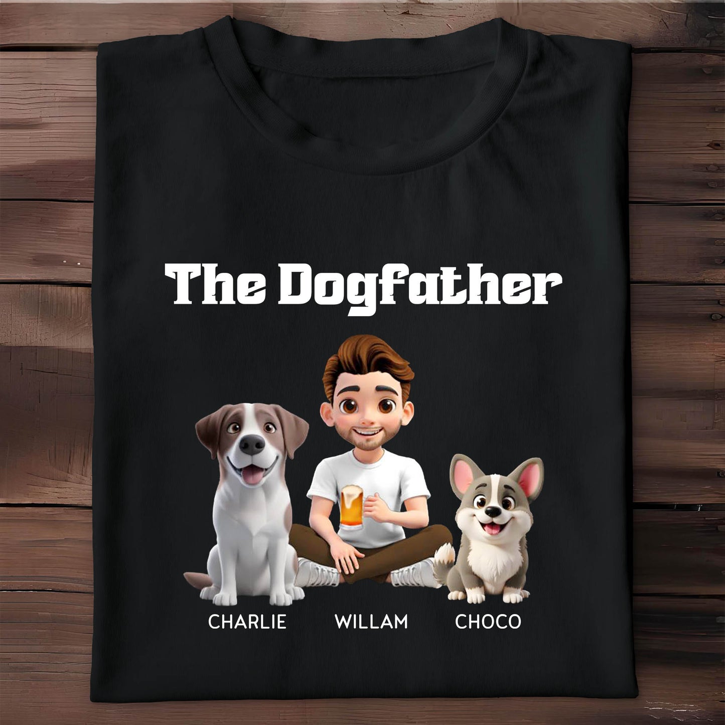 The Dogfather, Man With Dogs And Beer