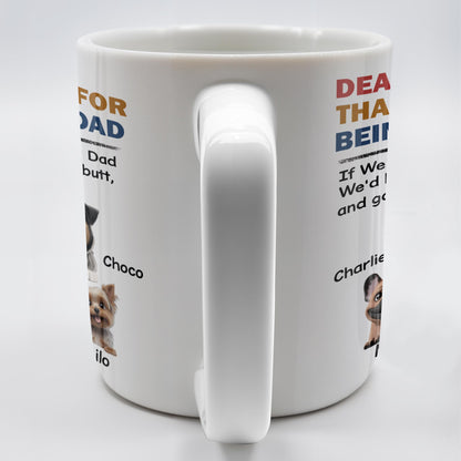 Dear Dad Thank You For Being Our Dad, Dogs Illustration