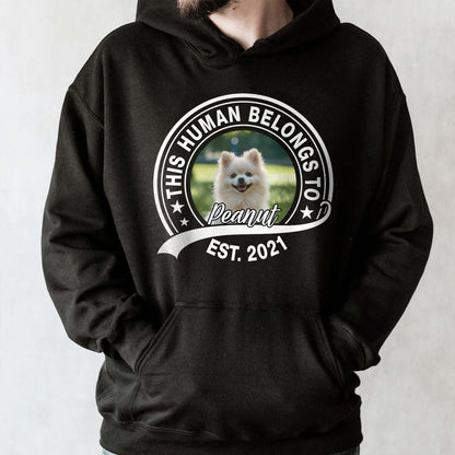 This Human Belongs To Peanut, Dog Design