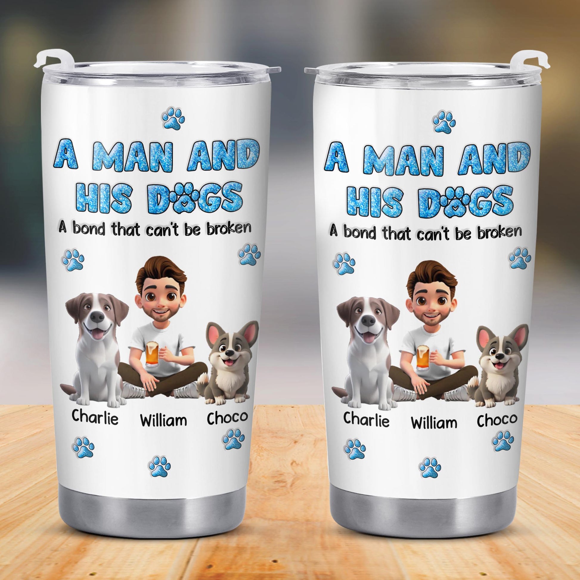 A Man And His Dogs, A Bond That Can't Be Broken, Man And Dogs