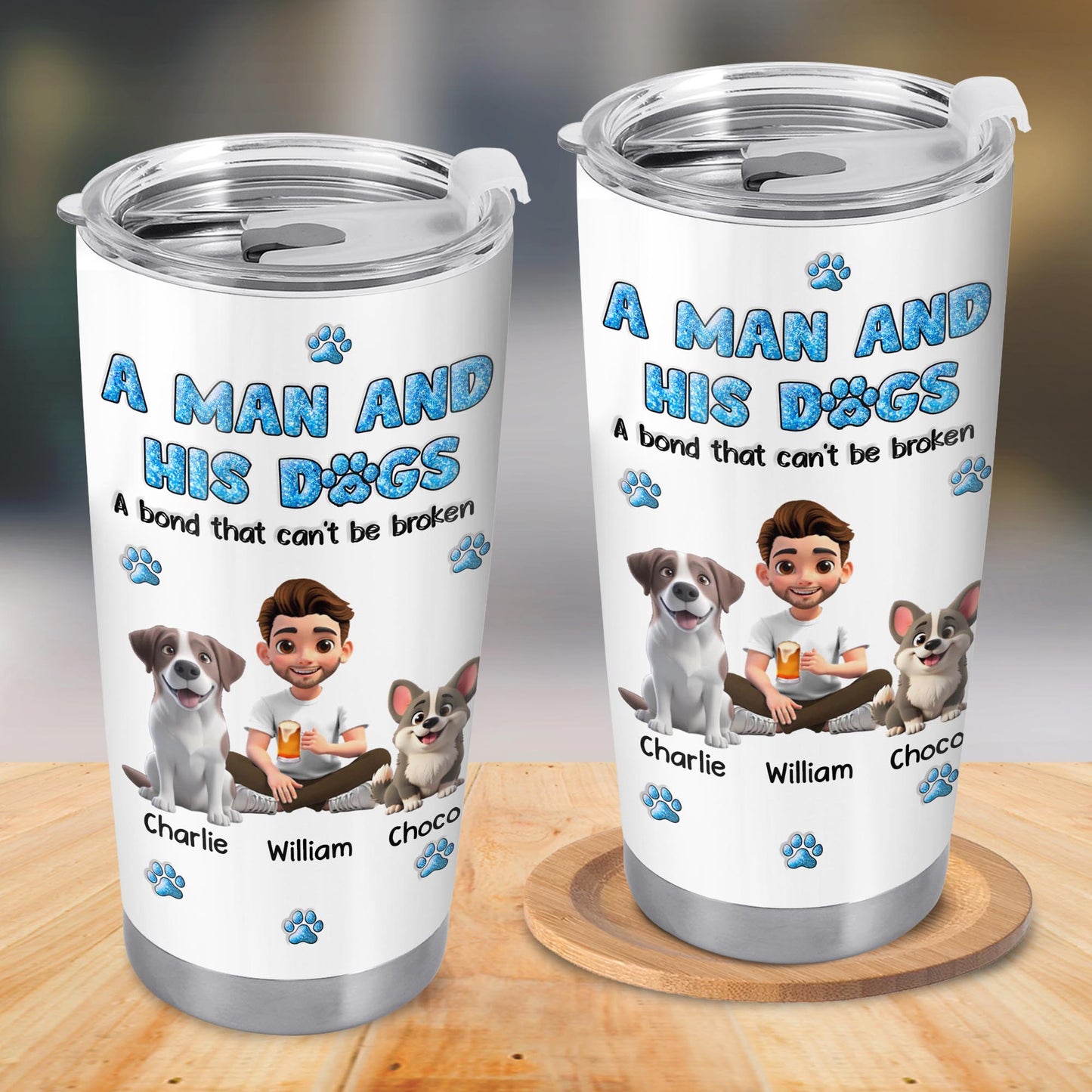 A Man And His Dogs, A Bond That Can't Be Broken, Man And Dogs