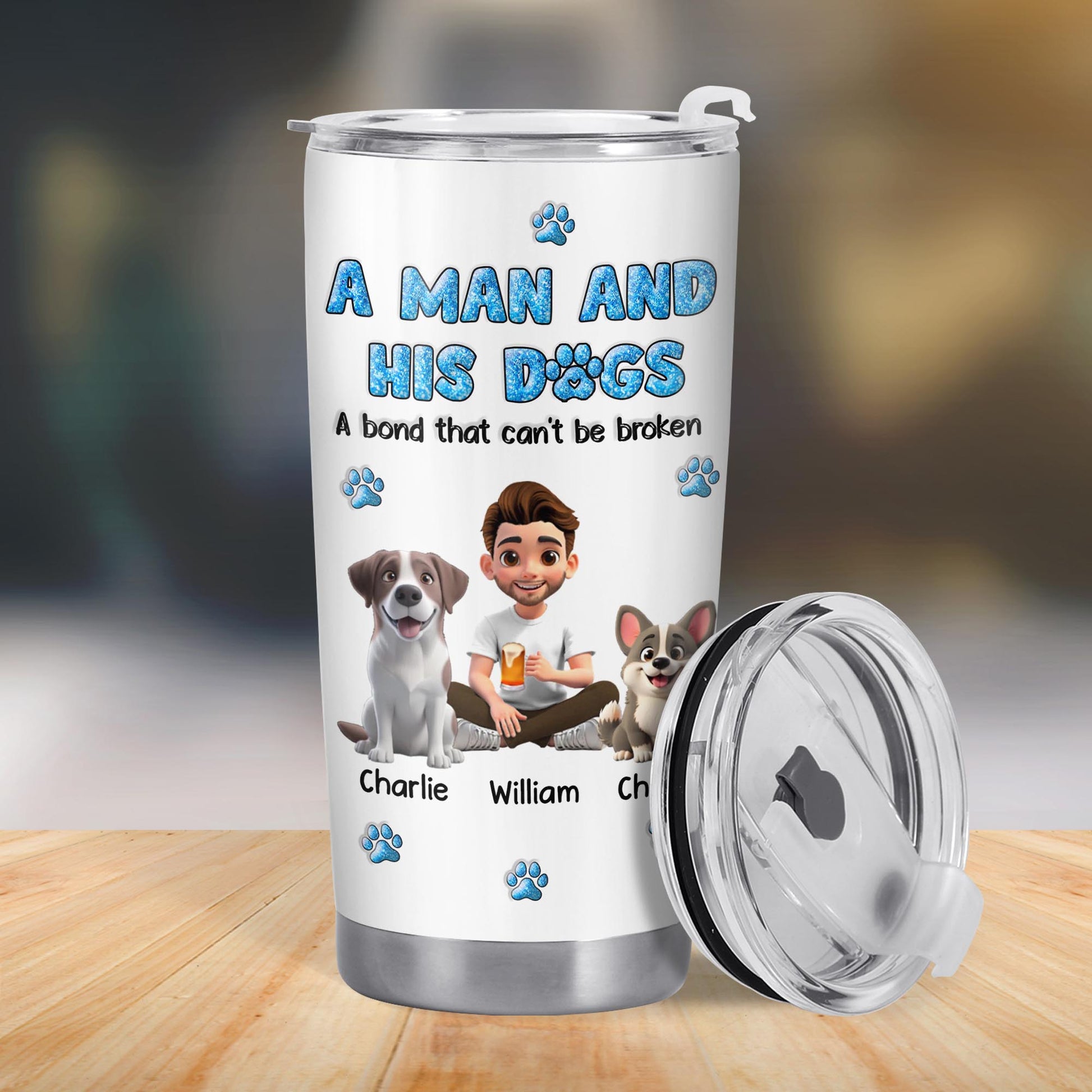 A Man And His Dogs, A Bond That Can't Be Broken, Man And Dogs