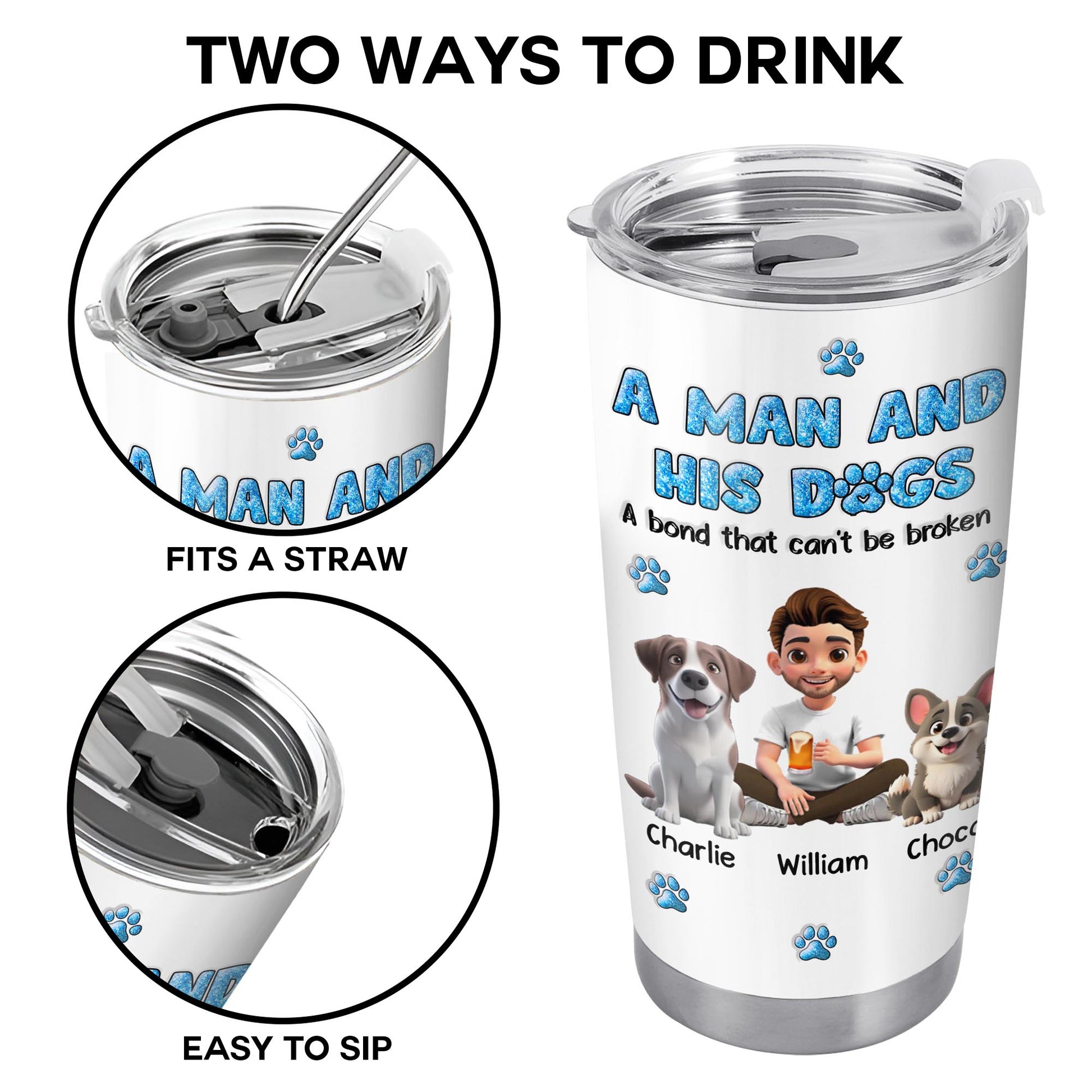 A Man And His Dogs, A Bond That Can't Be Broken, Man And Dogs