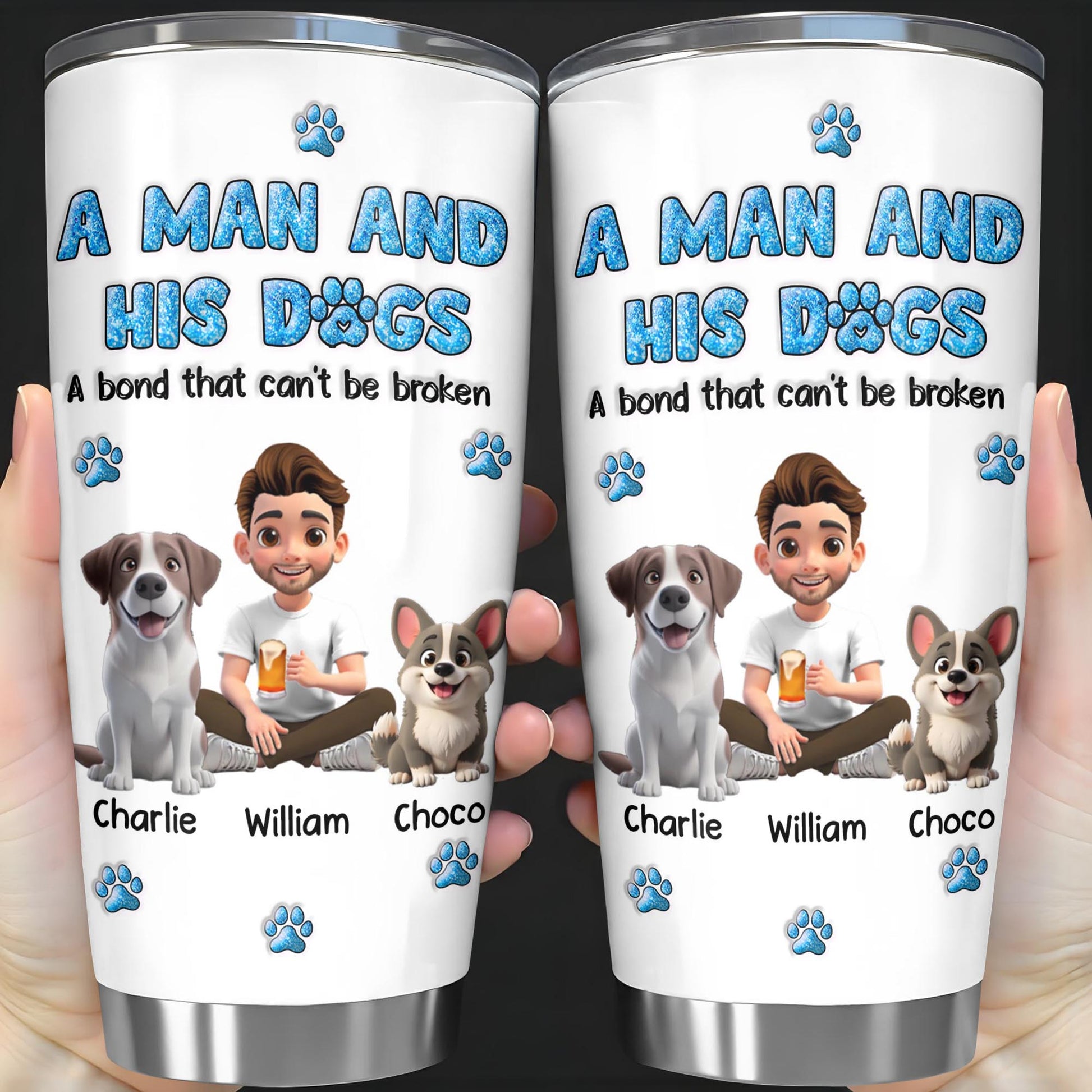 A Man And His Dogs, A Bond That Can't Be Broken, Man And Dogs