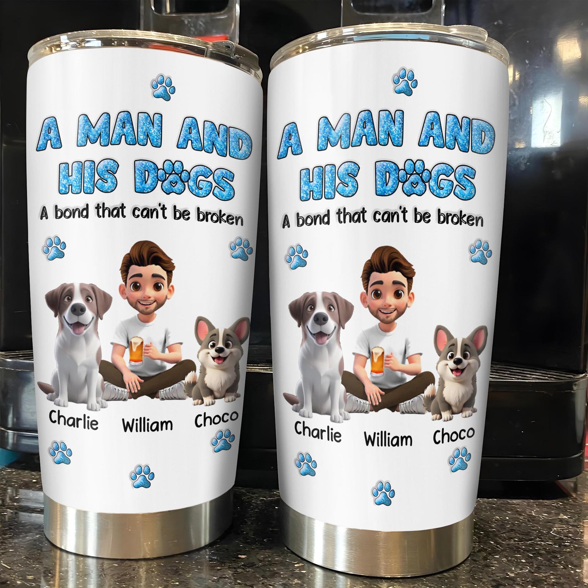 A Man And His Dogs, A Bond That Can't Be Broken, Man And Dogs