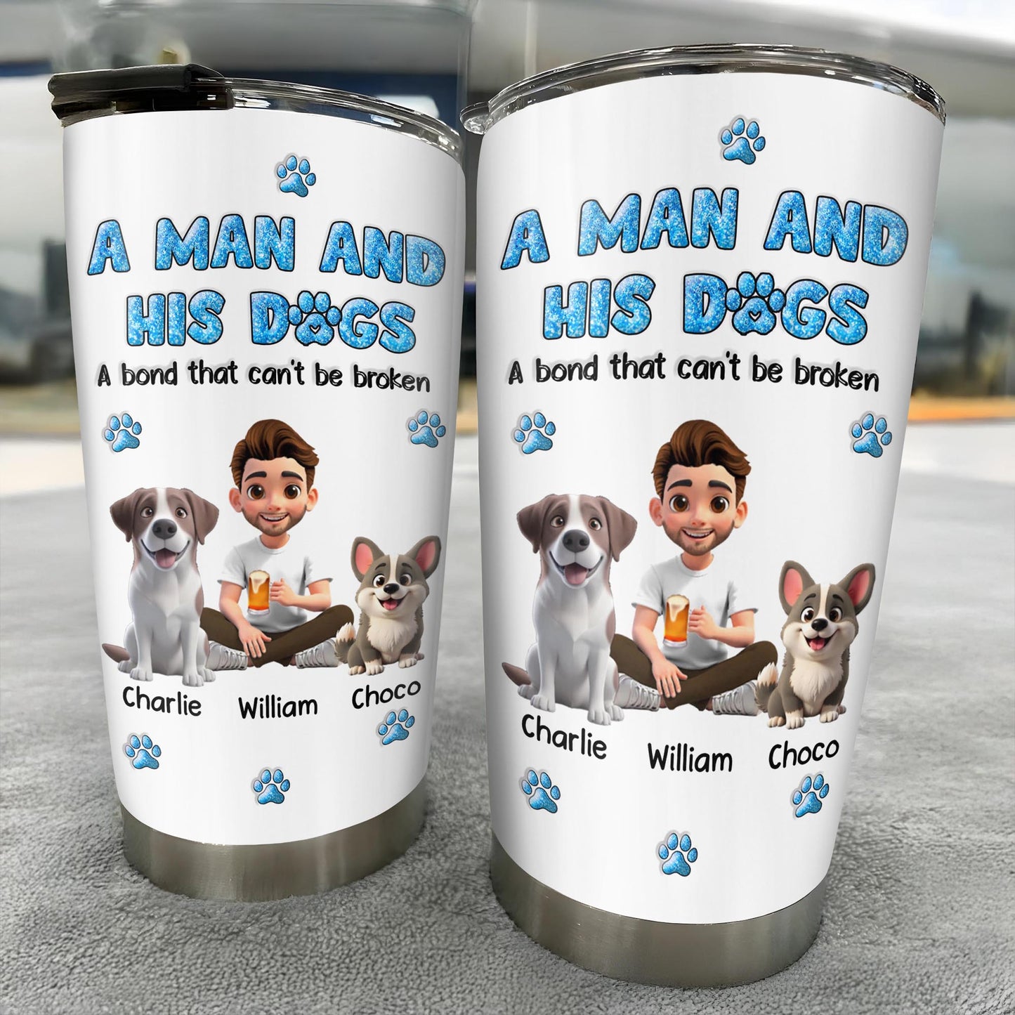 A Man And His Dogs, A Bond That Can't Be Broken, Man And Dogs