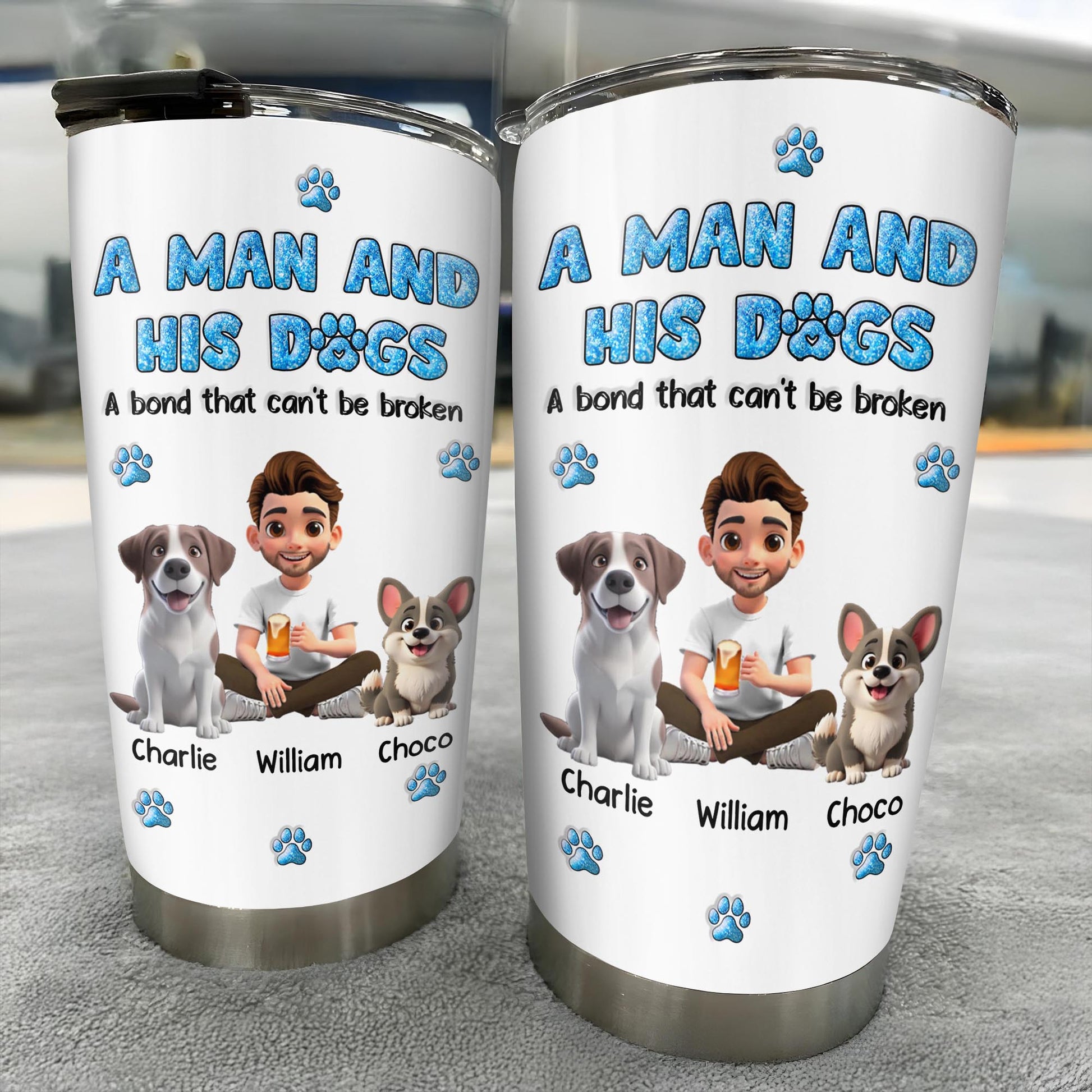 A Man And His Dogs, A Bond That Can't Be Broken, Man And Dogs