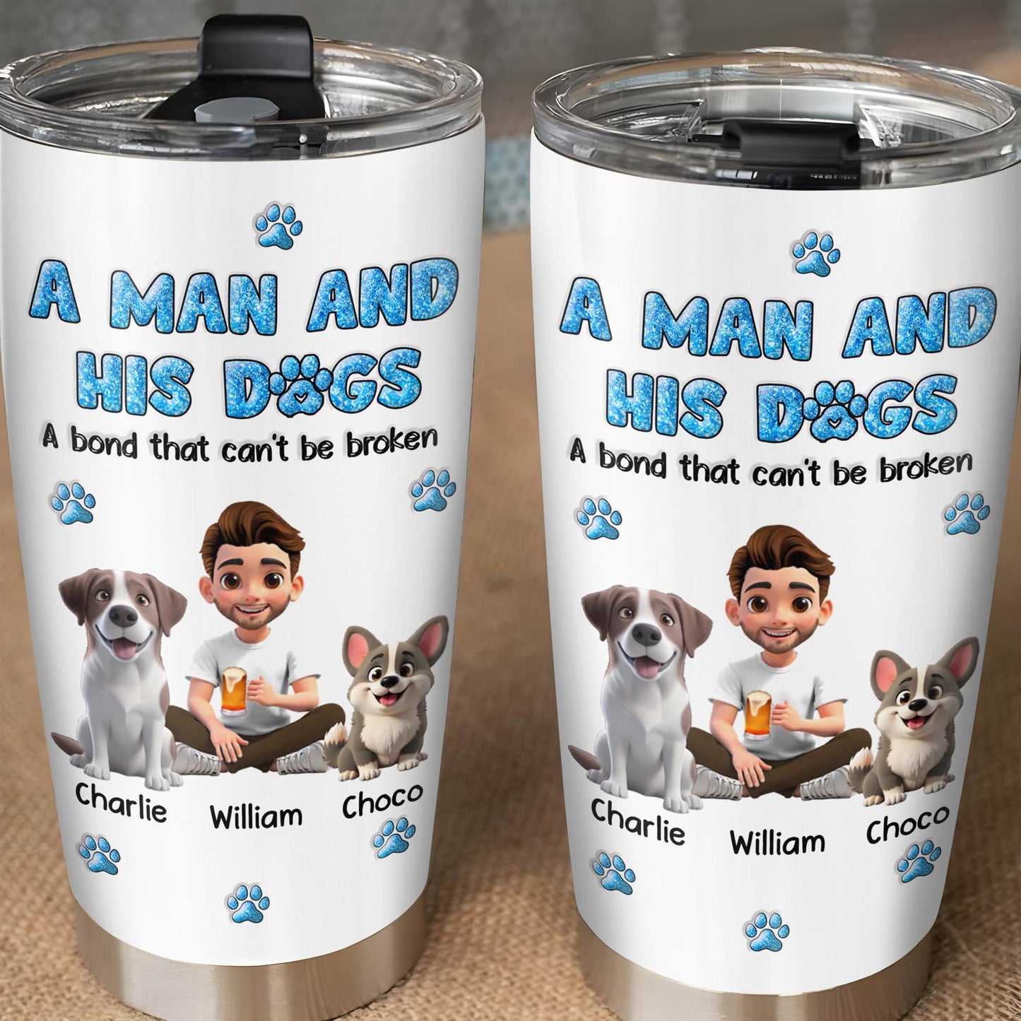 A Man And His Dogs, A Bond That Can't Be Broken, Man And Dogs