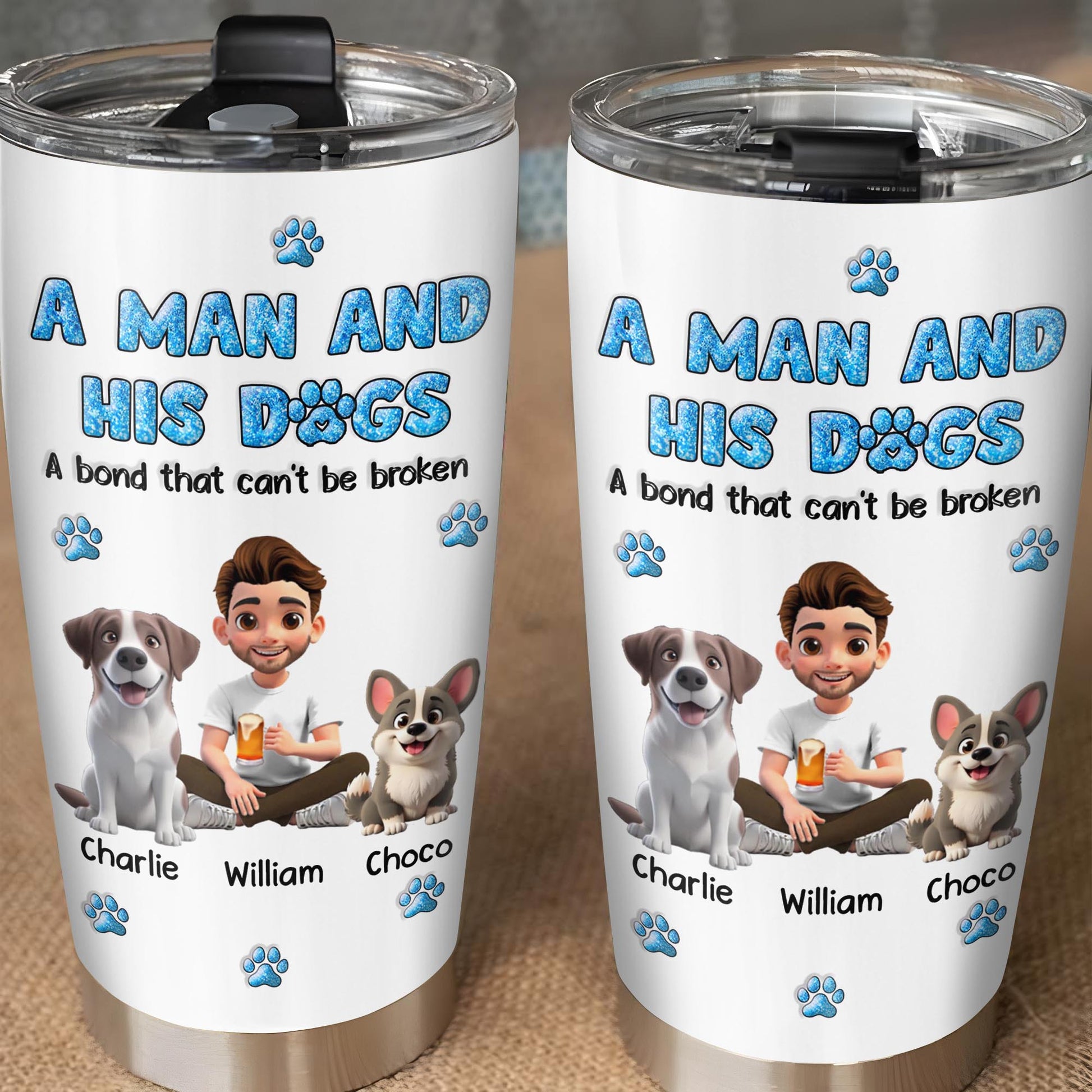 A Man And His Dogs, A Bond That Can't Be Broken, Man And Dogs