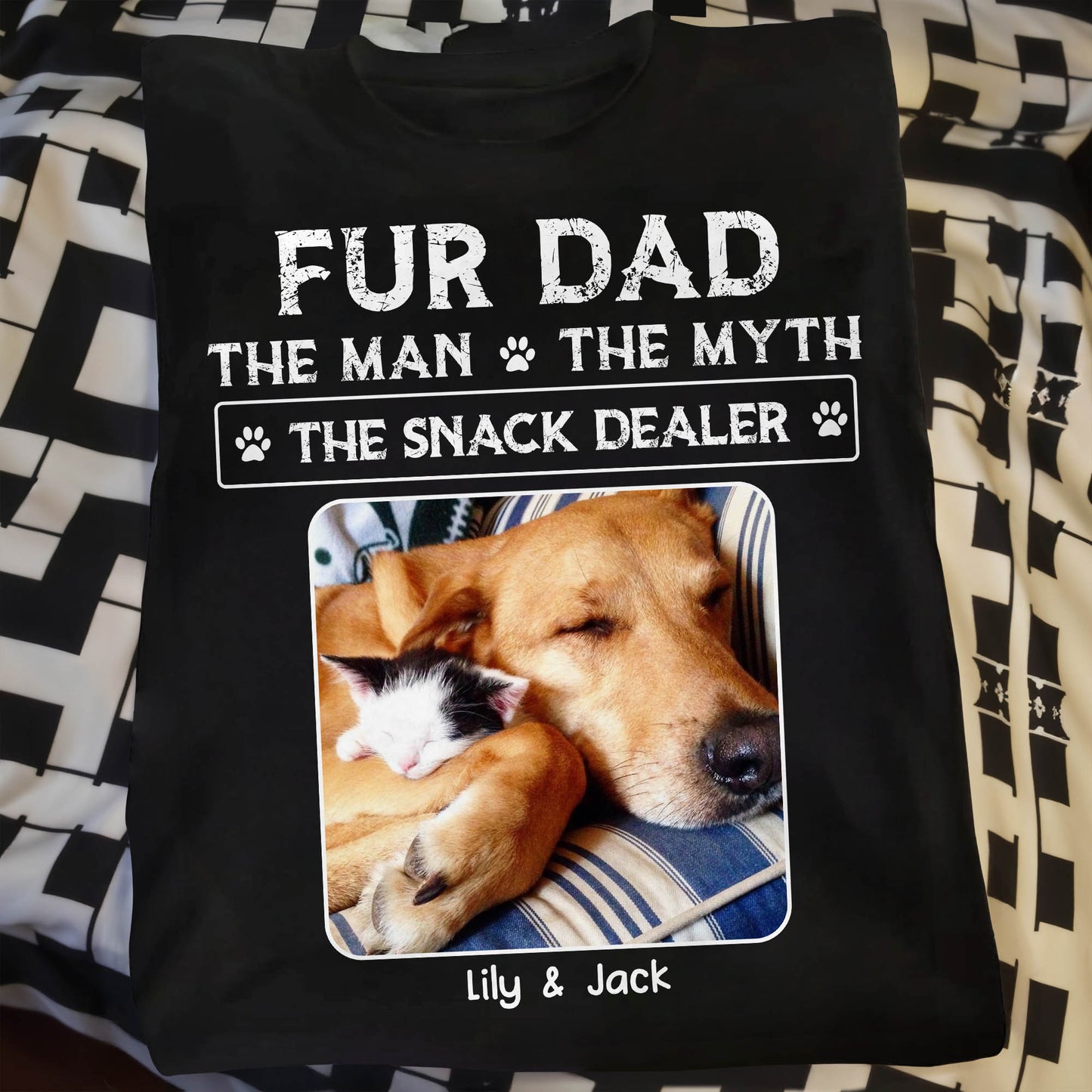 Fur Dad The Man The Myth The Snack Dealer