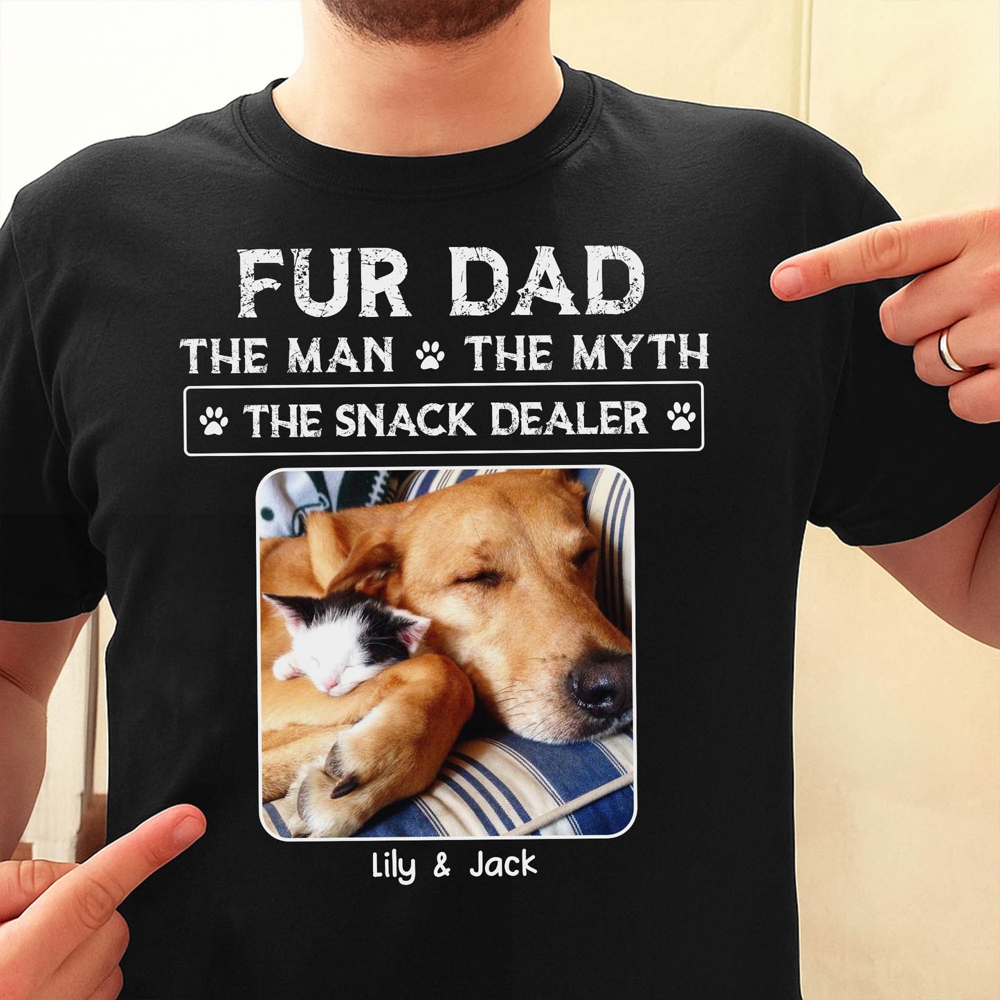 Fur Dad The Man The Myth The Snack Dealer