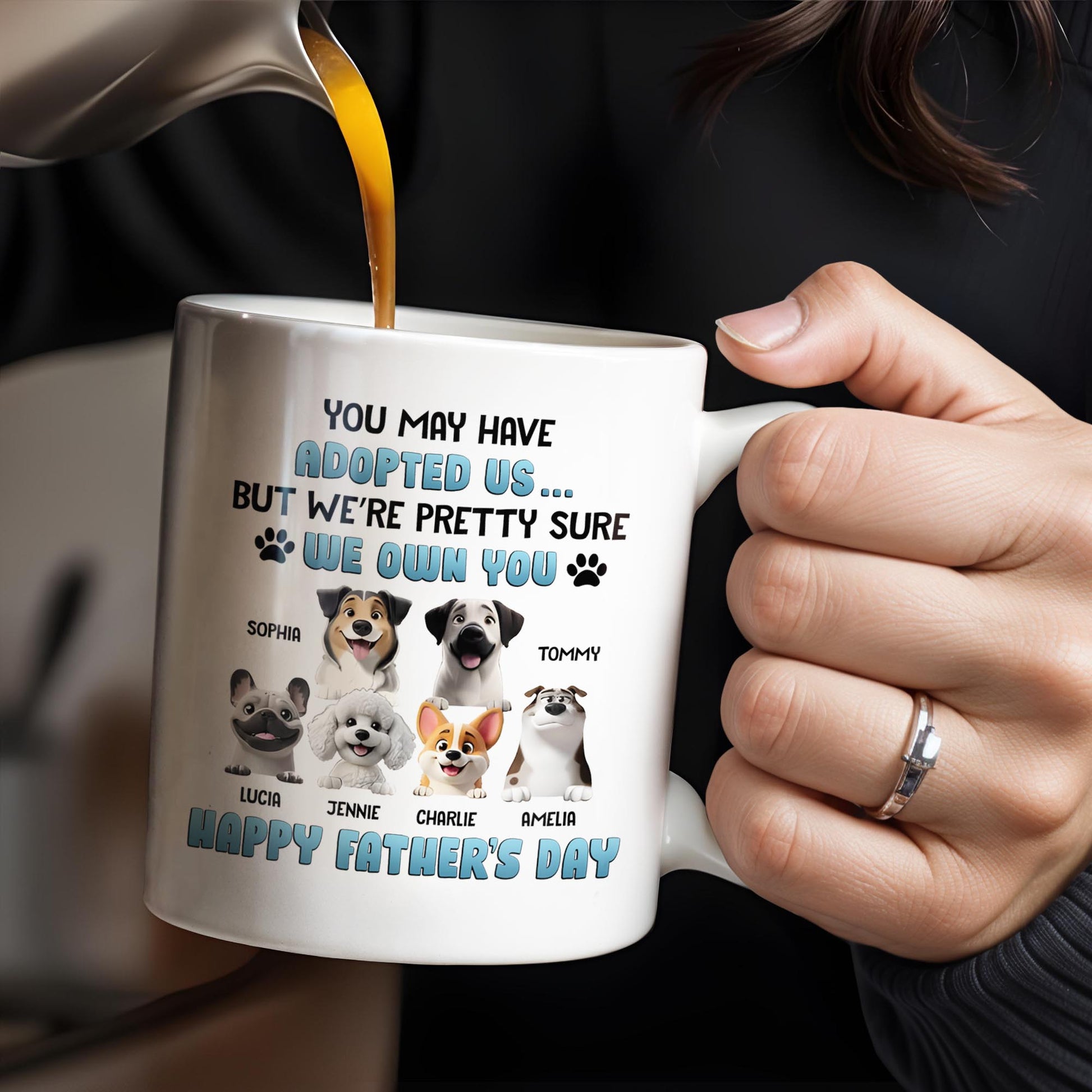 You May Have Adopted Us... But We're Pretty Sure We Own You, Dogs and Paws