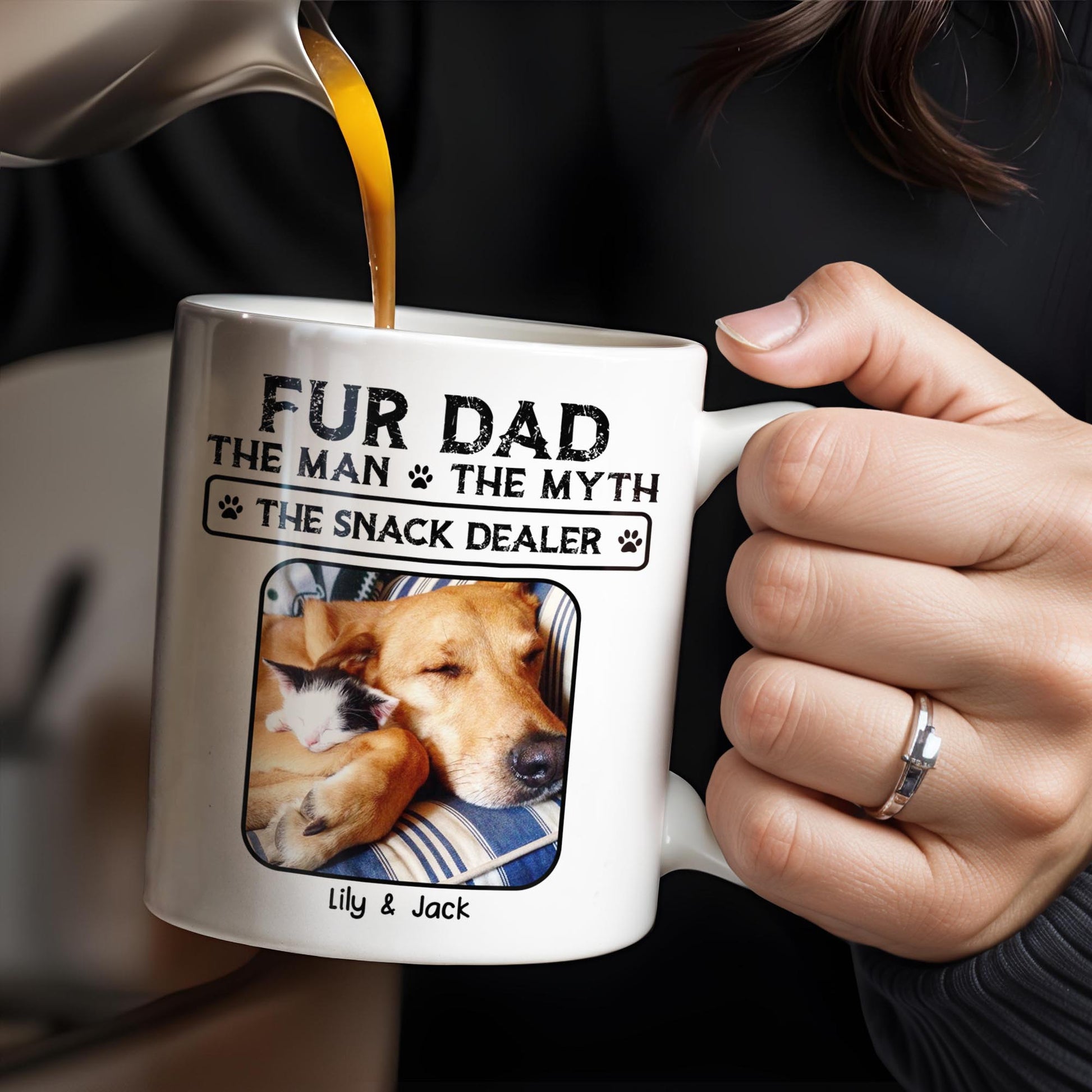 Fur Dad The Man The Myth The Snack Dealer