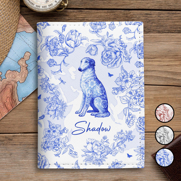 Customizable Floral Dog Design